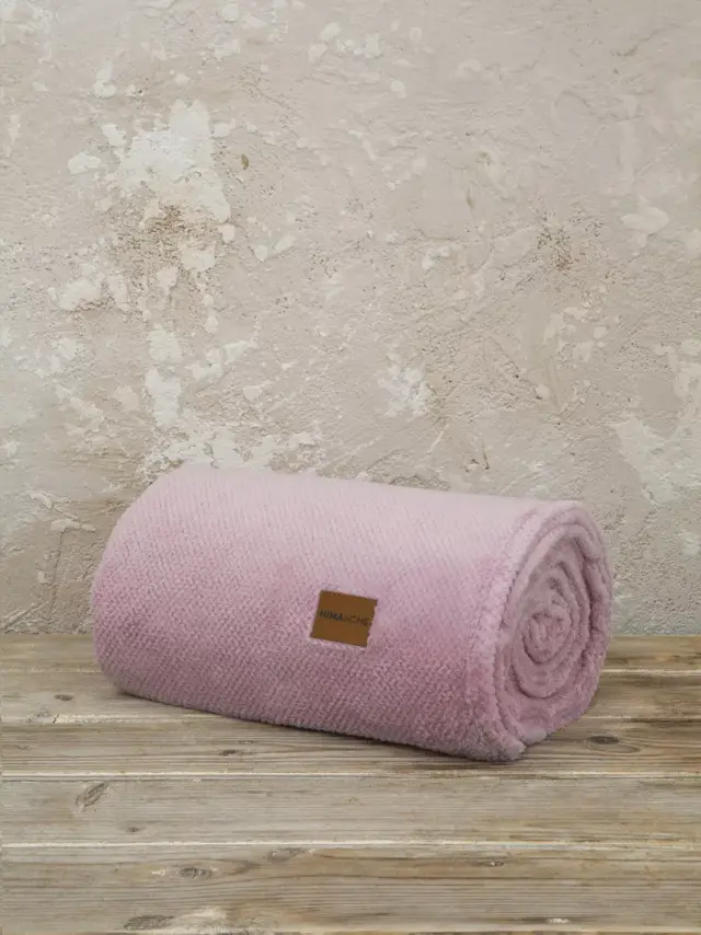 Κουβέρτα Καναπέ Mellow - Pink Ροζ Ριχτάρι/Κουβέρτα καναπέ 130x170