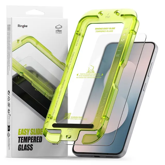Ringke Easy Slide 2-pack Galaxy S25 Fe Clear