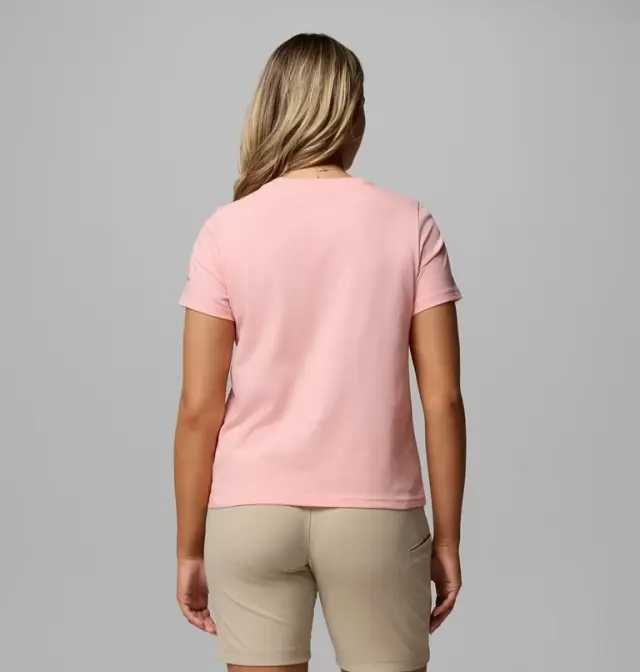 Columbia Rolling Bend™ Pink Sand/Stacked Gem Mini – Γυναικείο T-Shirt με Τύπωμα - 2120021-668 3