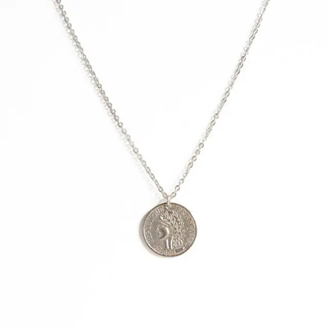 Farma Bijoux Υποαλλεργικό Μενταγιόν Ασημί 55/60CM (BE1S1M)