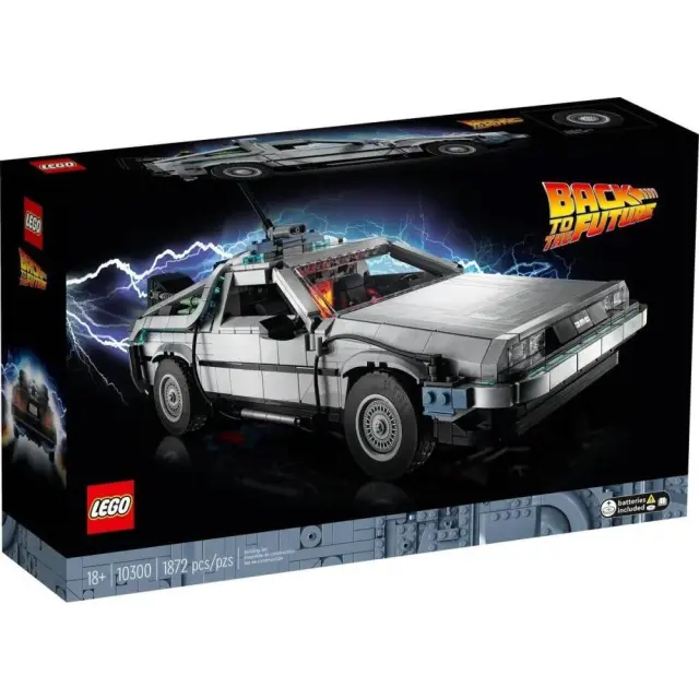 LEGO ICONS TIME MACHINE FROM BACK TO THE FUTURE