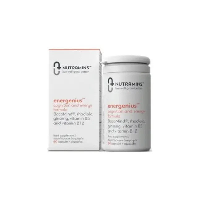 Nutramins Energenius Συμπλήρωμα Διατροφής για την Υγεία του Εγκεφάλου, 60caps