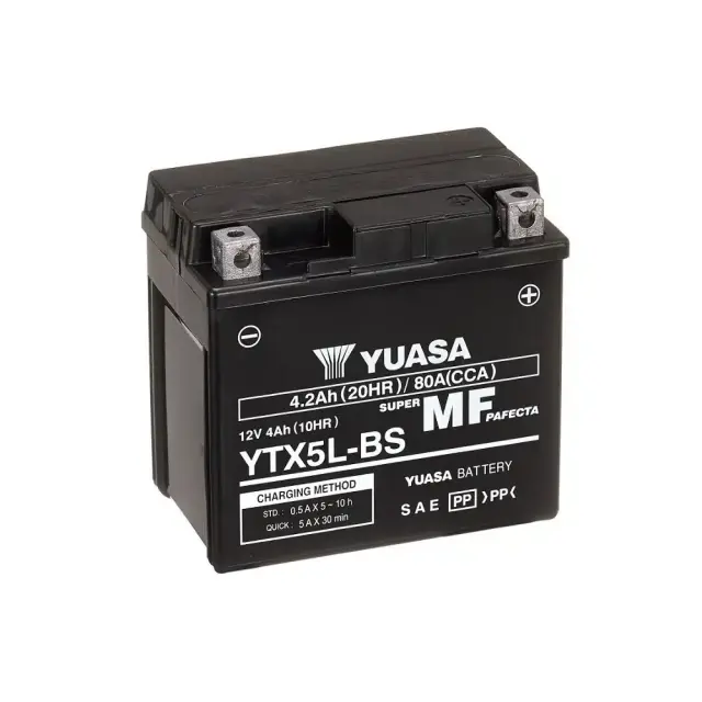 Μπαταρία Μοτοσυκλέτας YUASA YTX5L-BS 12V 4Ah