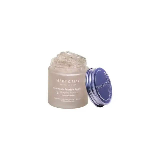 Mary & May Calendula Peptide Ageless Sleeping Mask – Μάσκα νυκτός με πεπτίδια για αντιγηρανση 110g
