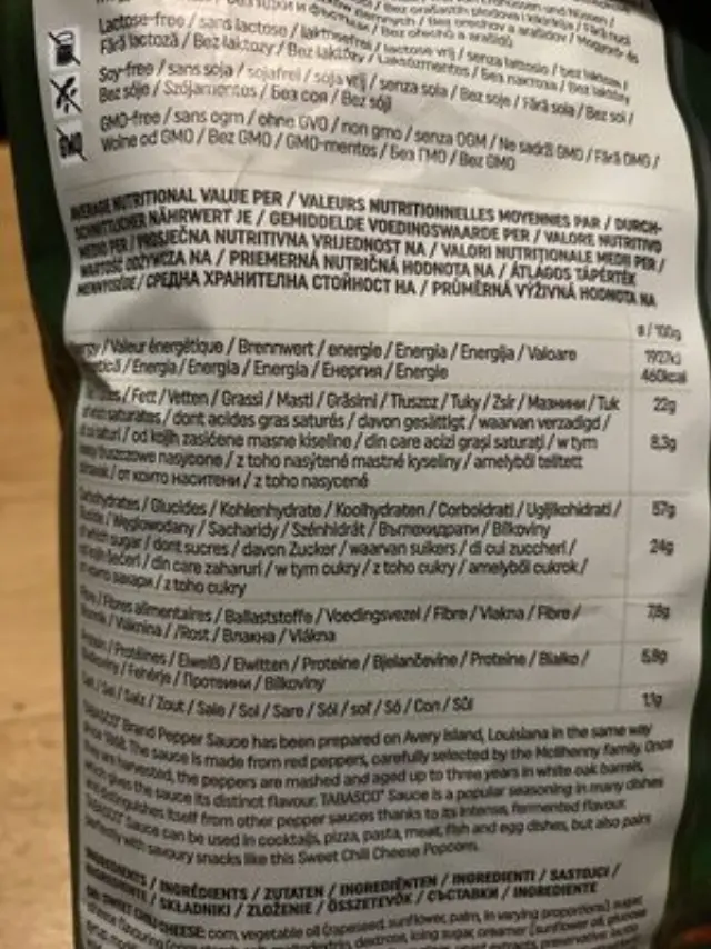 Tabasco Sweet Chili Cheese Popcorn 90gr 3