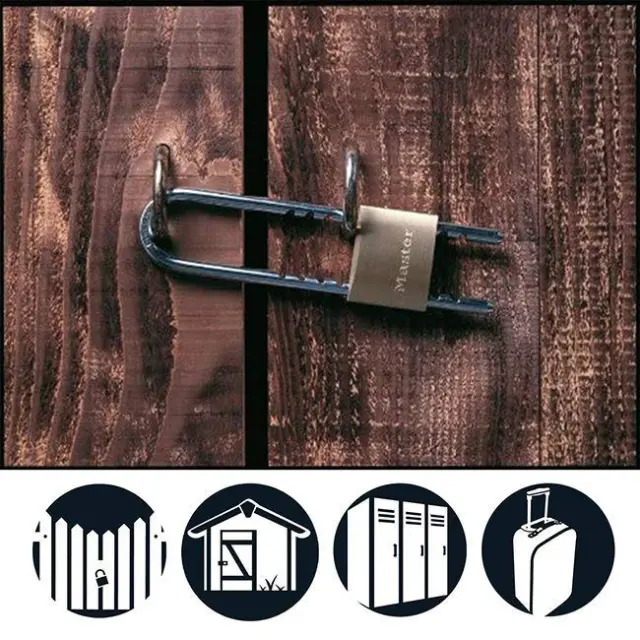 Master Lock 1950EURDCC - Λουκέτο μπρούτζινο 50mm με ρυθμιζόμενο λαιμό 3