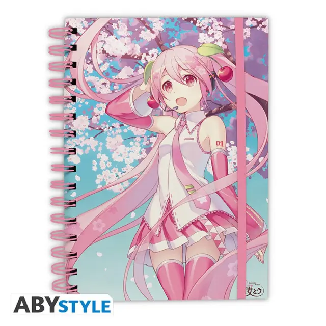 Σημειωματάριο HATSUNE MIKU - Notebook A5 Spiral "Cherry Blossom" ABYNOT159