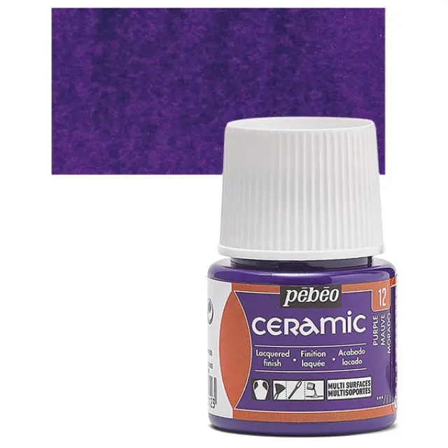 Pebeo Ceramic Καλυπτικό Σμάλτο - 12 Purple - 45ml