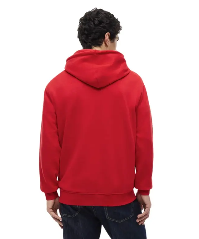 Tommy Hilfiger - Ανδρικό Φούτερ Signature Logo Terry Drawstring DM0DM22680-XML Κόκκινο - XL 3
