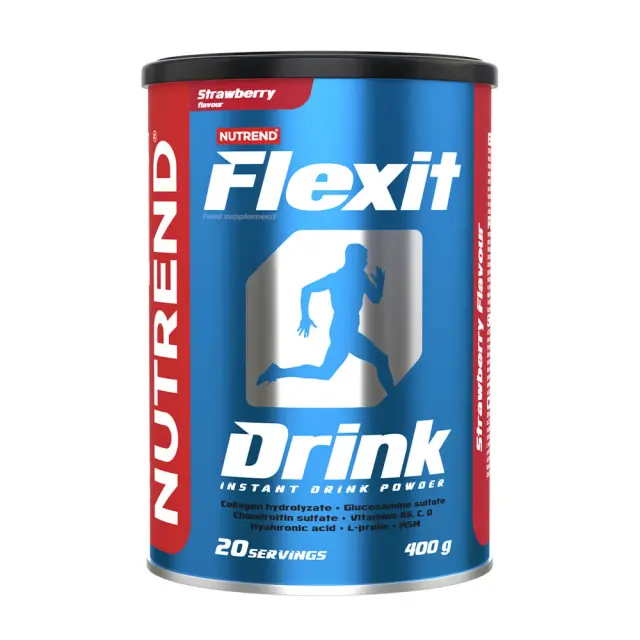 Nutrend Flexit Drink Strawberry, 400 g