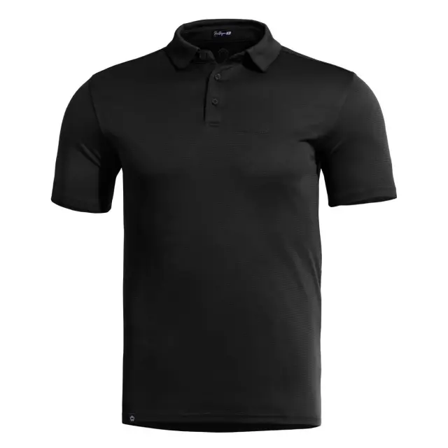 Pentagon Vanquish Polo Shirt-Μπλούζα Κοντομάνικη Πόλο για Τακτική-Καθημερινή Χρήση - 01-Black-Μαύρο