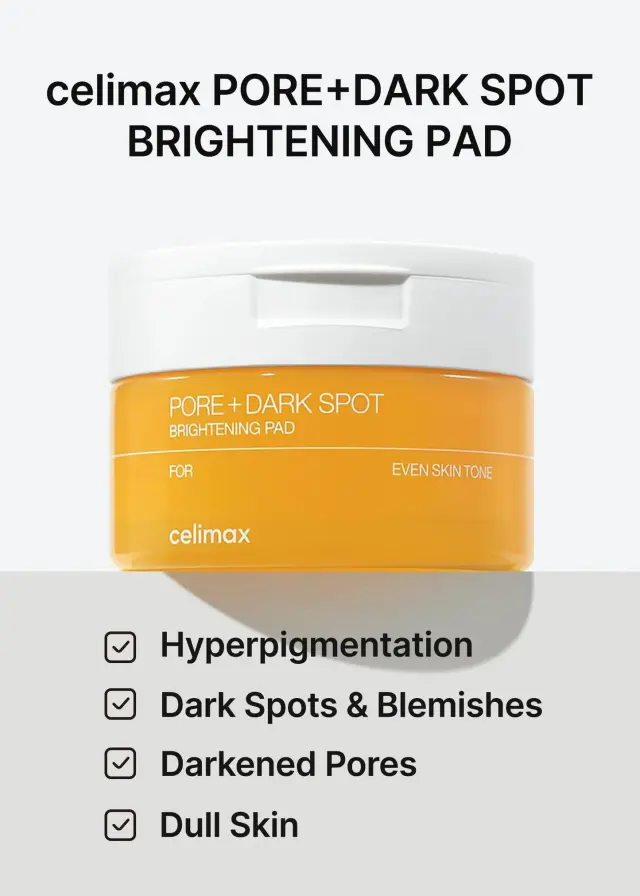 Celimax Pore+ Dark Spot Brightening Pad Επιθέματα Προσώπου για Δυσχρωμίες & Ενυδάτωση 40τμχ 2