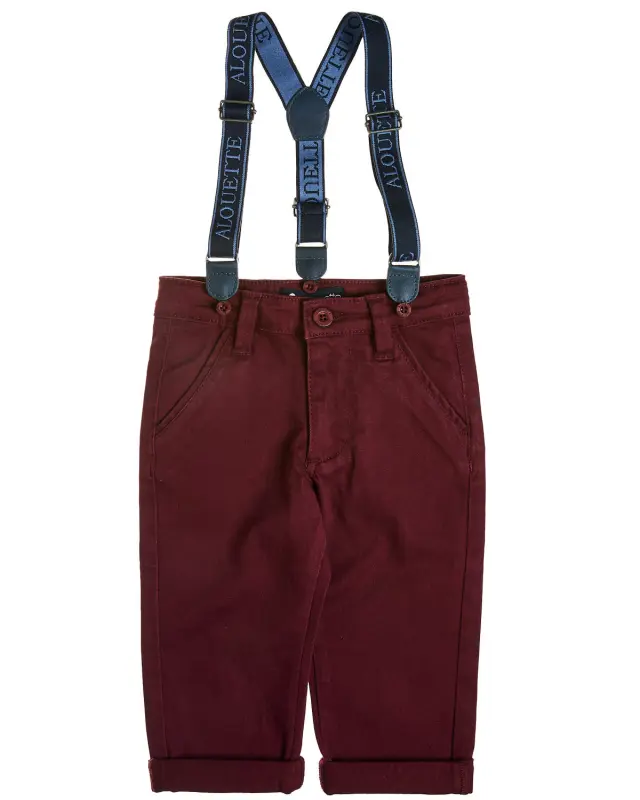 Παντελόνι chinos με τιράντες