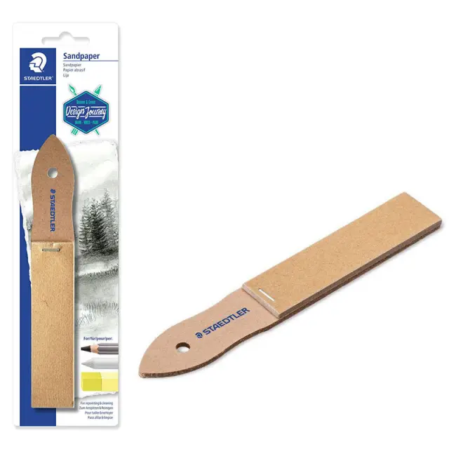 Ξύστρα Ξύλινη Staedtler Ψαράκι (Με 12 Ανταλλακτικά)