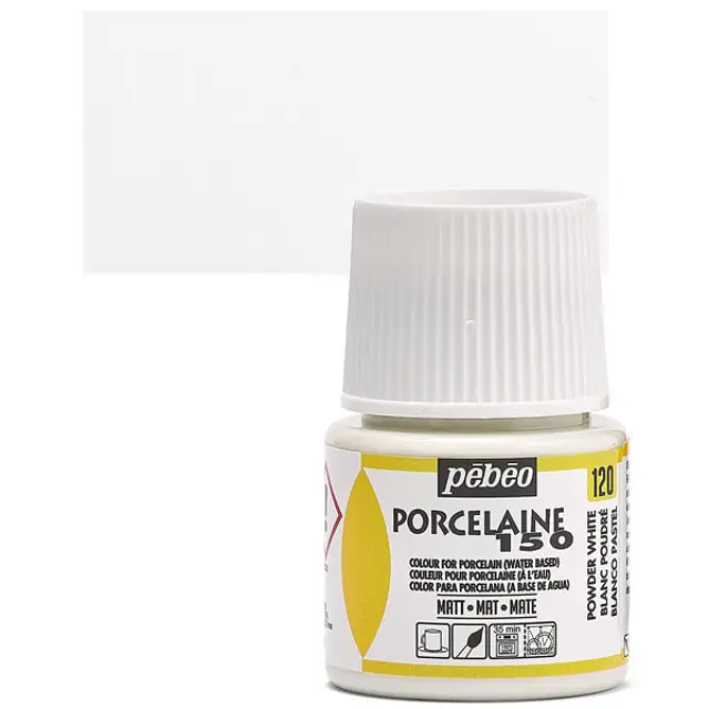 Pebeo Porcelaine 150 Σμάλτο - 120 Powder White (O) - 45ml