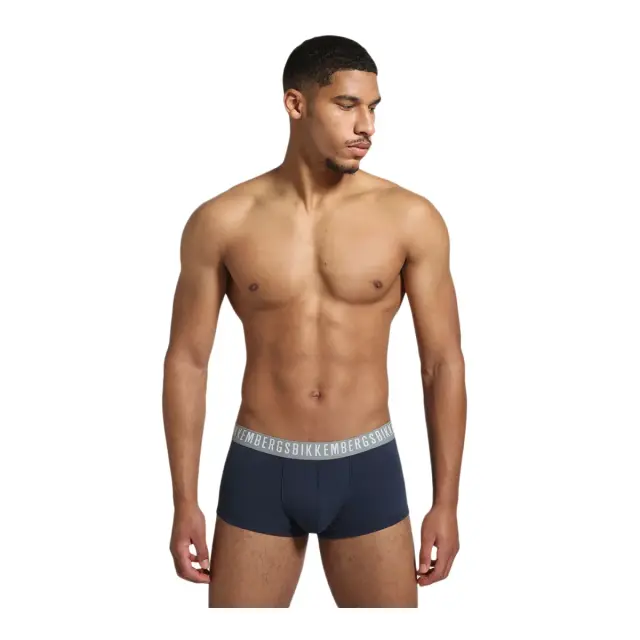 Bikkembergs Ανδρικό Boxer Classic Stretch Cotton - Τριπλό Πακέτο, Χρώμα Σκούρο Μπλε 2