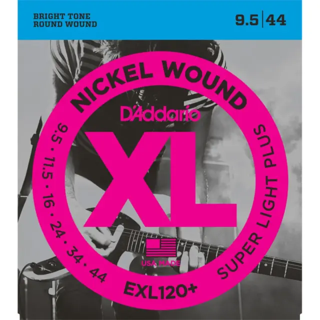 D'Addario EXL120+ Χορδές Ηλεκτρικής Κιθάρας 9.5-44
