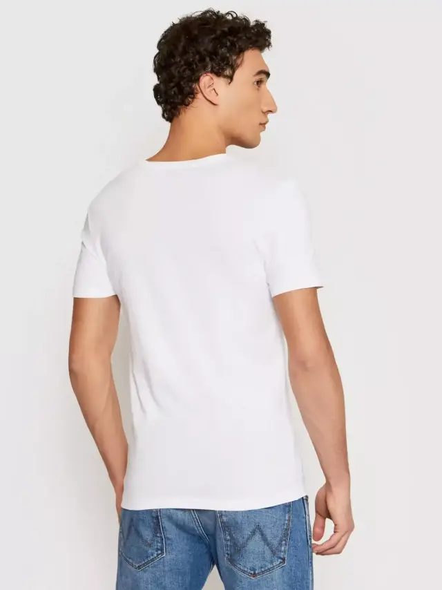 Guess - Ανδρικό T-shirt Slim Fit U97M01JR003-A009 Λευκό - XL 2