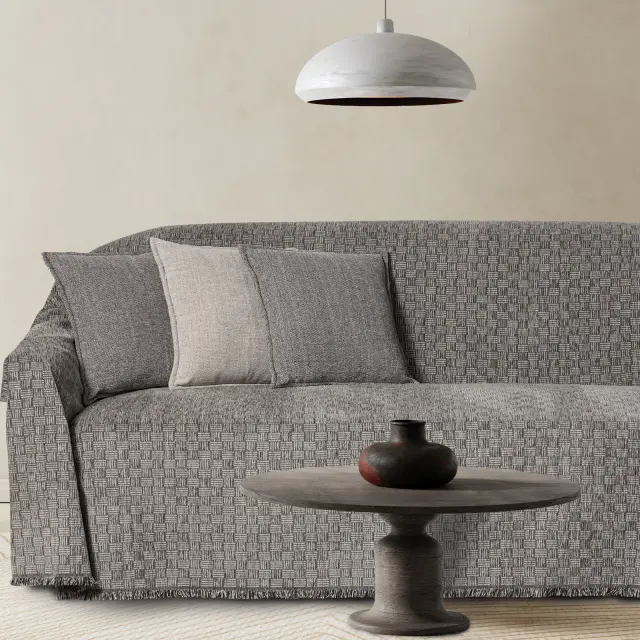 Ριχτάρι Διθέσιο 180x250 Das Home 0312 Grey 55% Chenille-25% Cotton-20% Polyester