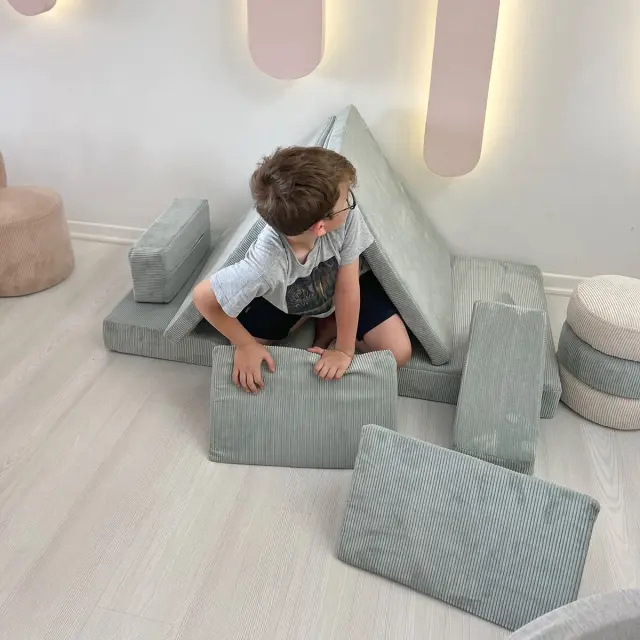 Διθέσιος Καναπές Κρεβάτι Μπλε COZE 2