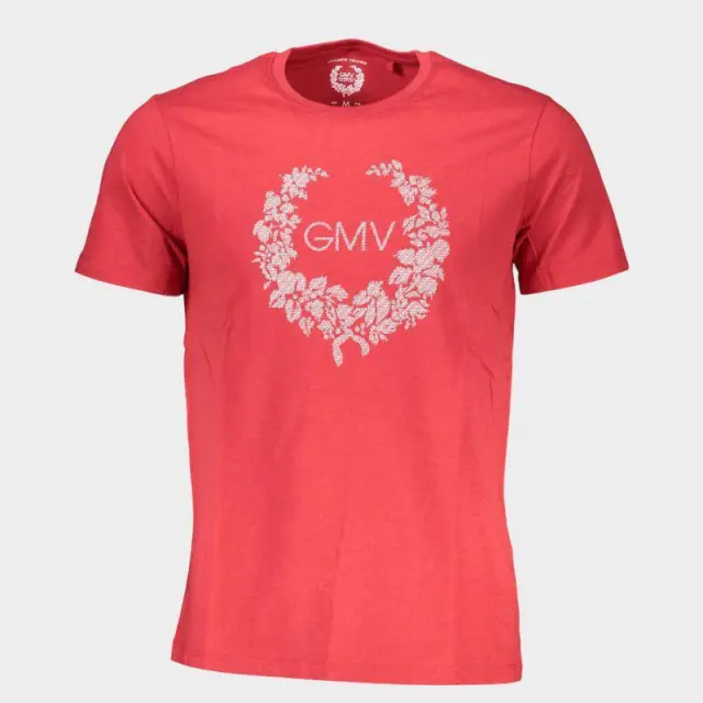 T-Shirt Gian Marco Venturi AU00783 Κόκκινο - 2XL