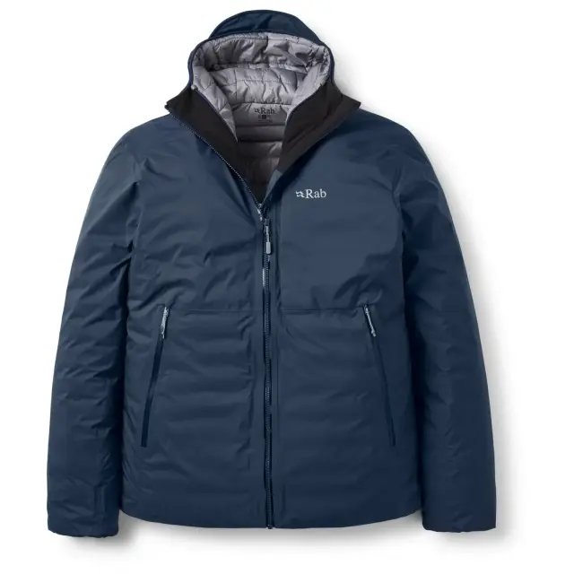 Microlight Shield Ανδρικό Aδιάβροχο Πουπουλένιο Jacket Blue - Large
