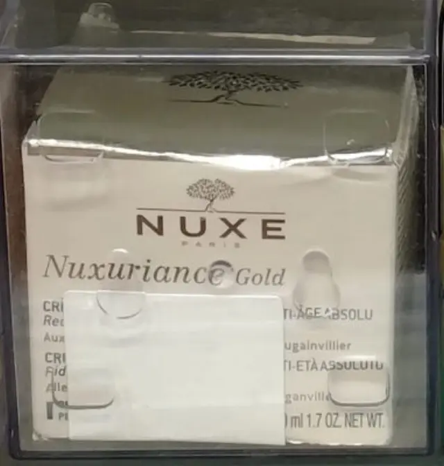 NUXE NUXURIANCE® GOLD Nutri-Fortifying Night Balm 60+ - Balm νύχτας για θρέψη και ενδυνάμωση για ξηρή επιδερμίδα που έχει γίνει εύθραυστη με τη πάροδο του χρόνου 50ML