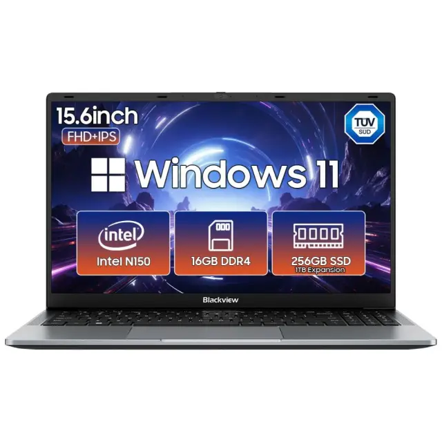 Blackview AceBook 6 15.6" Intel® N150 16GB RAM 256GB SSD Windows 11 Home (1I2BLV-ACEBOOK6N150) (BVI1I2BLV-ACEBOOK6N150)
