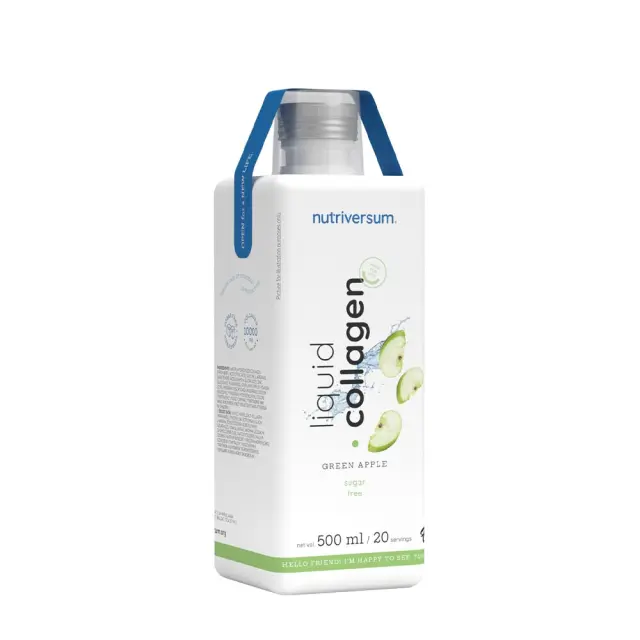 Nutriversum Liquid Collagen 10.000 Mg Sugar Free Green Apple, 500 ml