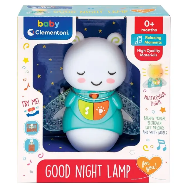 Baby Clementoni Βρεφικό Φωτάκι Νυκτός Για 0+ Μηνών