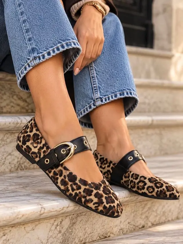 Gabor Μπαρέτες Γυναικείο δέρμα Nubuck Prints GAB/74144 32-NATUR 2