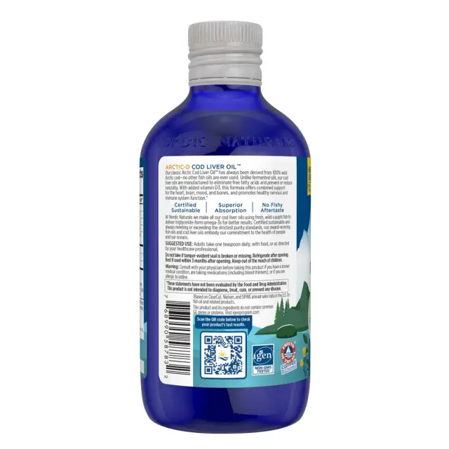 Nordic Naturals Arctic-D Cod Liver Oil 3