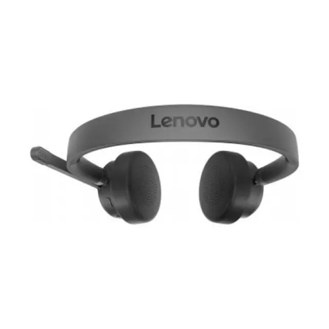 Lenovo Wireless VoIP Headset Teams On Ear Multimedia Ακουστικά με μικρόφωνο και σύνδεση Bluetooth / USB-A 3