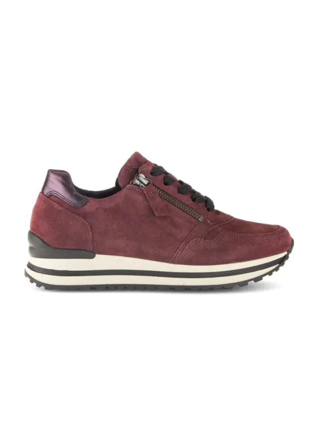 Gabor Sneakers Γυναικείο δέρμα Nubuck Κόκκινο GAB/76528 48-VINO 3