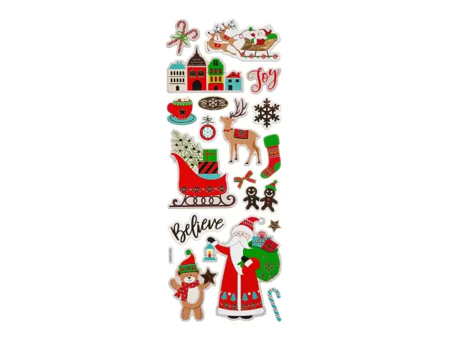 Χριστουγεννιάτικα Αυτοκόλλητα Fééric Lights & Christmas, σε 6 επιλογές σχεδίων 169737 3