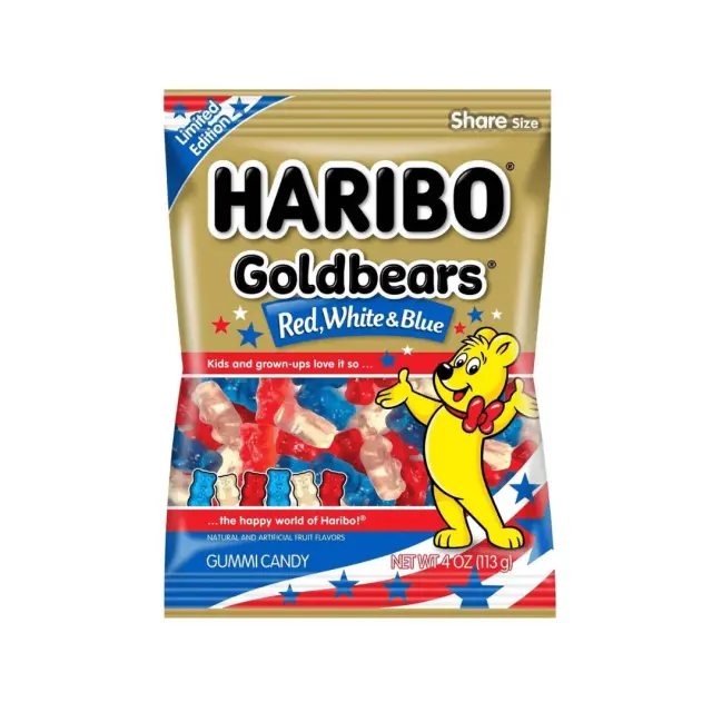 Haribo Goldbears Limited Edition Red White Blue 113gr