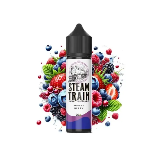 Forest Berry Disposable Edition 20ml (60ml) - Steam Train Flavorshots