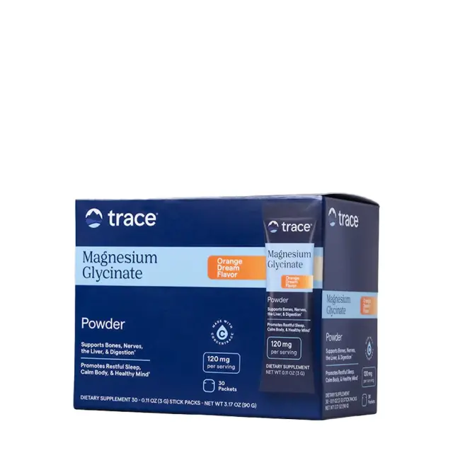 Trace Minerals Magnesium Glycinate Stick Packs Orange Dream, 30 Packs