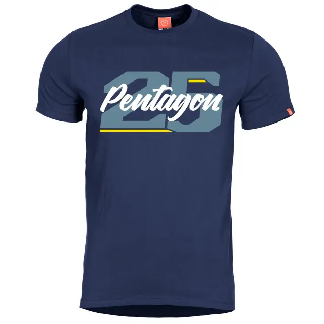 Pentagon Ageron "Twenty Five"T-Shirt-Μπλουζάκι Μακό για Τακτική-Καθημερινή Χρήση - 05MB-Midnight Blue-Σκούρο Μπλε