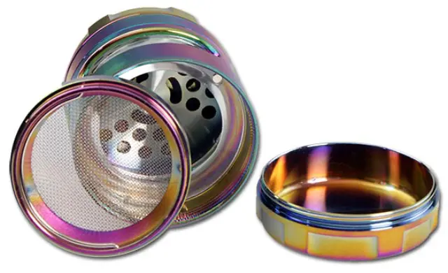 Grinder Τρίφτης με Παράθυρο Rainbow 62mm - 4 Parts 3