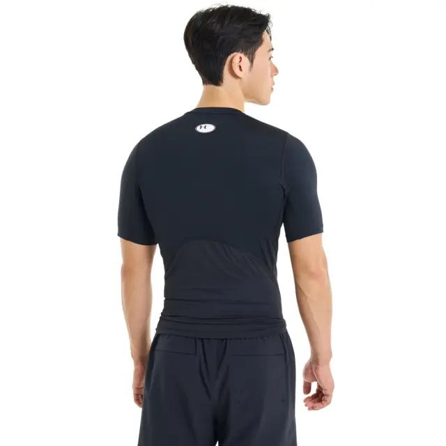 Under Armour Men's HeatGear Armour Compression Shortsleeve T-Shirt Μαύρο 1361518-001 (Under Armour) - XLarge 3