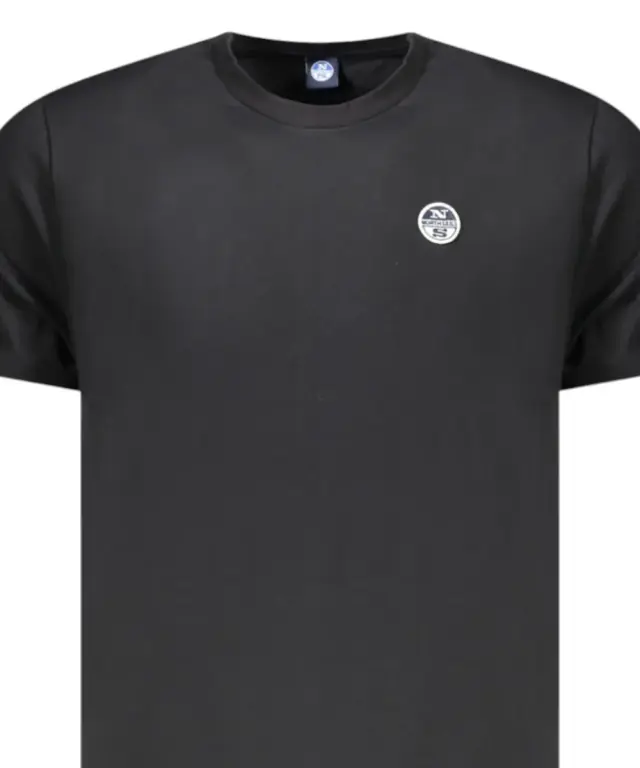 North Sails- Ανδρικό Κοντομάνικο Basic T-Shirt 996016-000-0999 Μαύρο - L 3