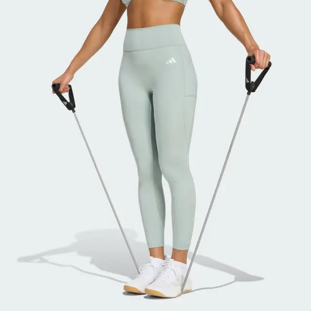adidas Κολάν Optimé Essentials χωρίς μπροστινή ραφή 7/8 KB7878 - L