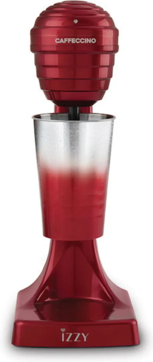 Izzy Caffeccino Φραπεδιέρα Επιτραπέζια 120W με 2 Ταχύτητες Spicy Red 2