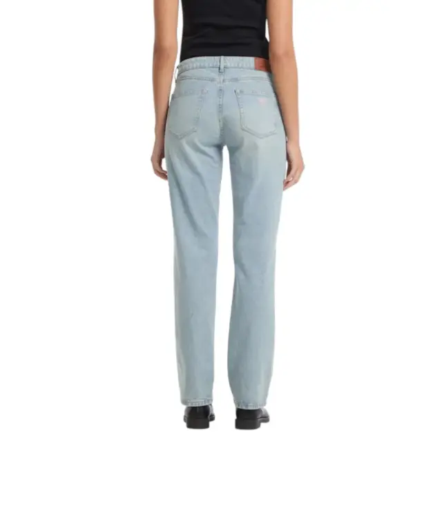 Guess - Γυναικείο Παντελόνι Τζιν G08 Mid Rise Straight Jeans W5RA98D5M45-GJRV Μπλε 2