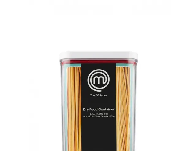 Δοχείο Τροφίμων MasterChef με καπάκι, χωρητικότητα 3.3lt και διαστάσεις 15.4x10.2x31cmP508300