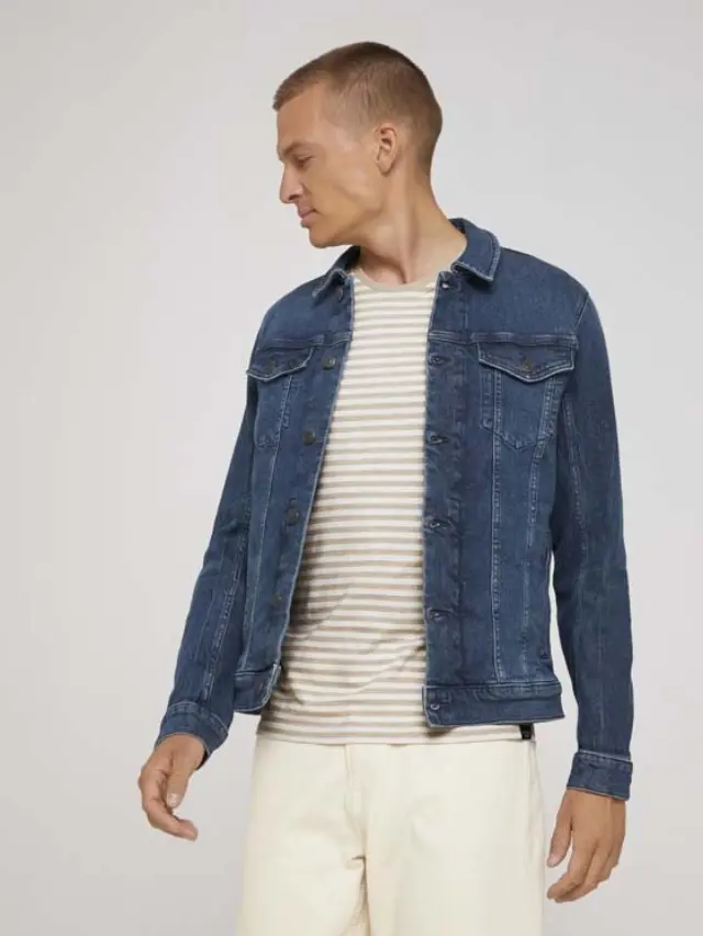 TOM TAILOR JACKET ΑΝΔΡΙΚΟ ΜΠΟΥΦΑΝ - 1027227/10283 DENIM 3