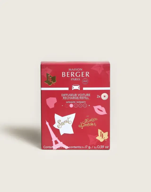 Maison Berger Paris Car Refill Σέτ Ανταλλακτικοί κεραμικοί δίσκοι διαχύτη αυτοκινήτου Lolita Lempicka Sweet 2