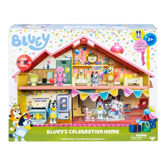 Σετ παιχνιδιού Bluey Σπίτι Ώρα για Πάρτυ 2