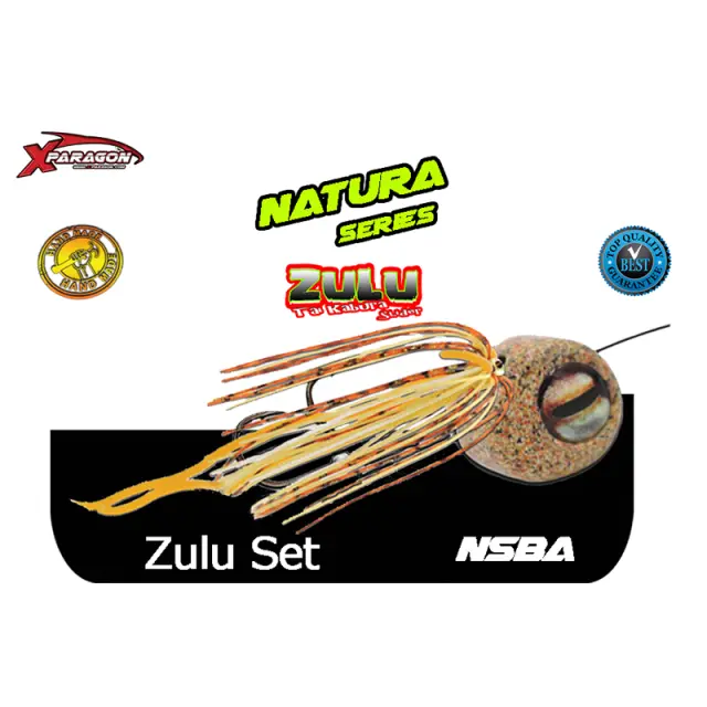 X-Paragon Zulu Natura Slider Set για Tai Rubber 60gr GLOW NATURA BG 2